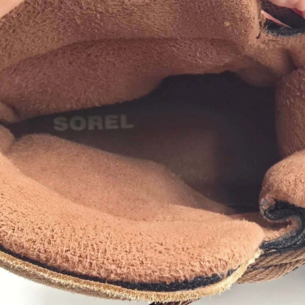 Sorel Mens Waterproof Insulated Winter Snow Duck Boots Brown Black 200g